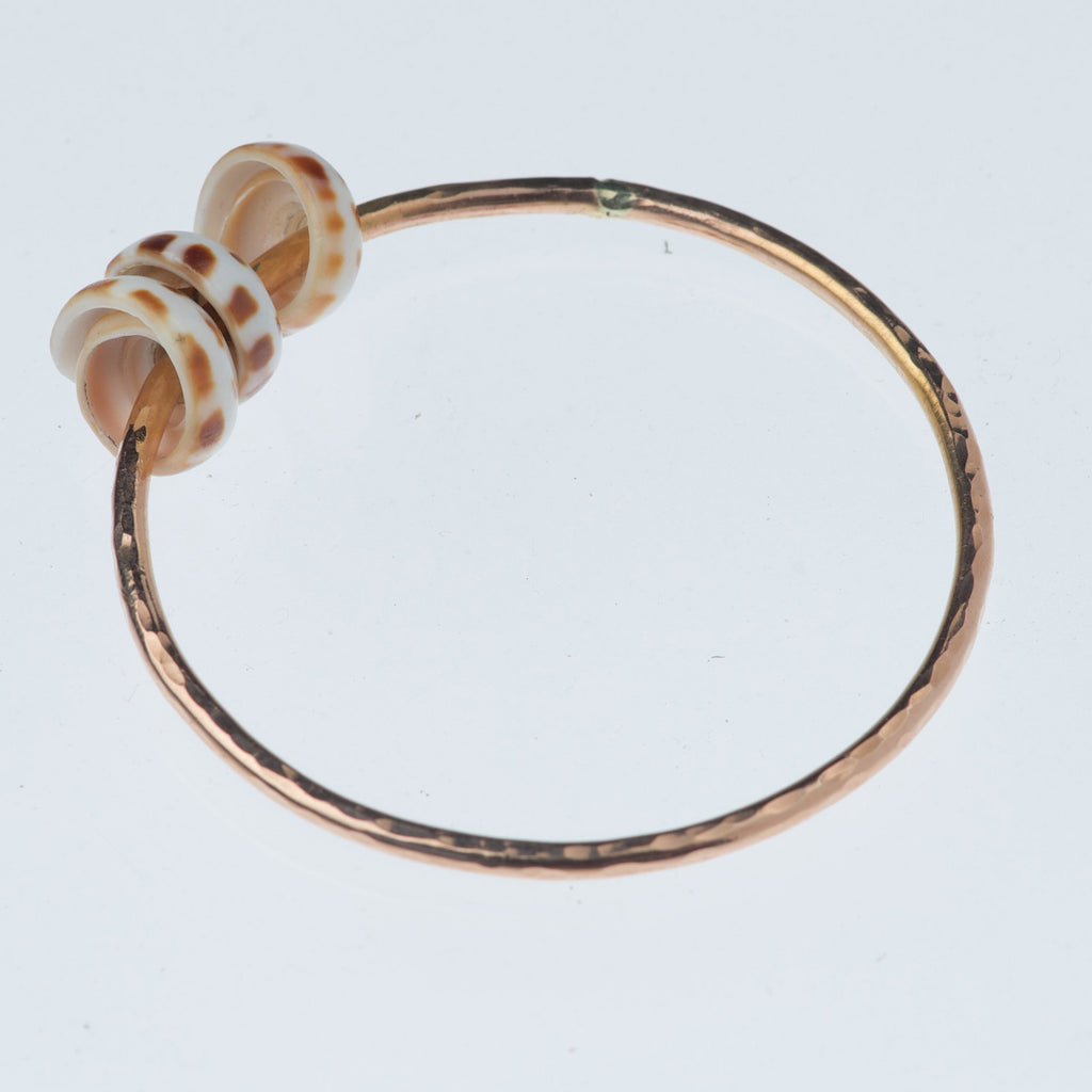 Tiger Puka Shells Bangle~Mini